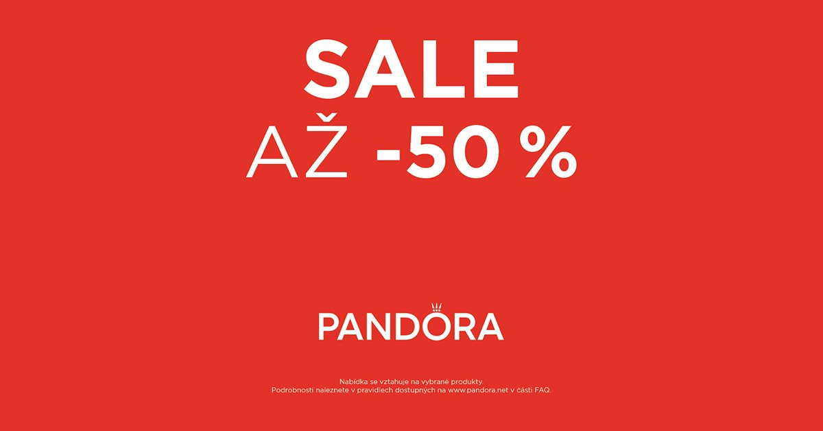 PANDORA Sale až -50%