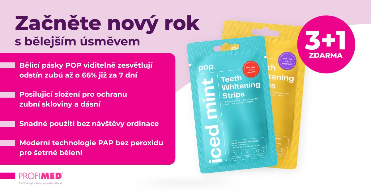 3+1 na bělicí pásky POP