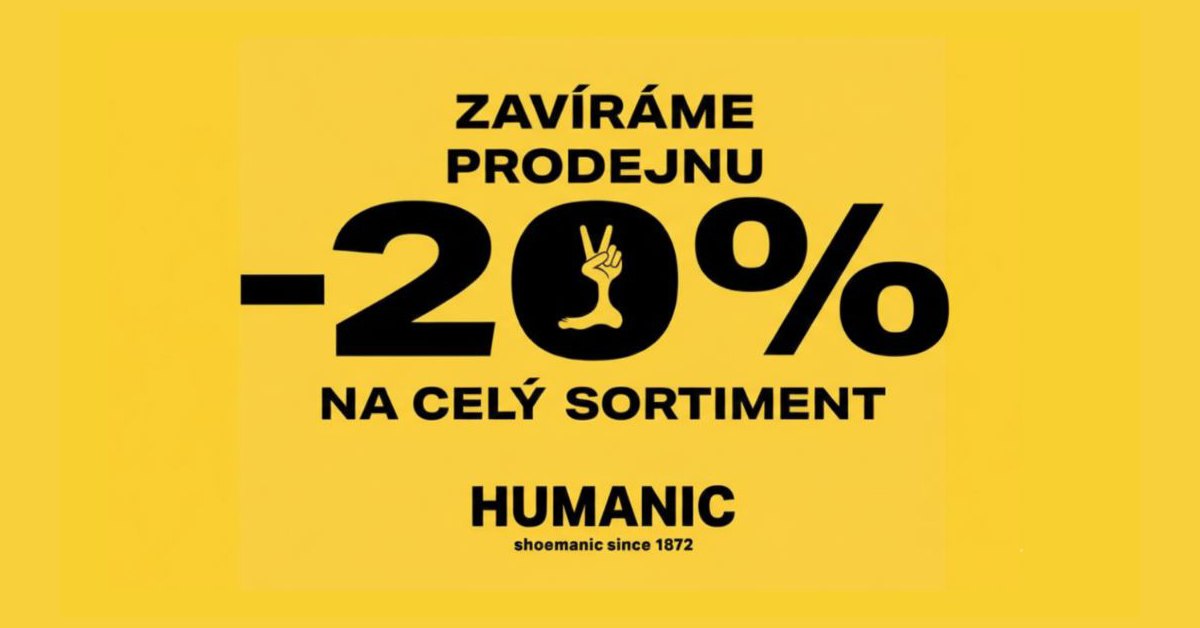 Zavíráme prodejnu