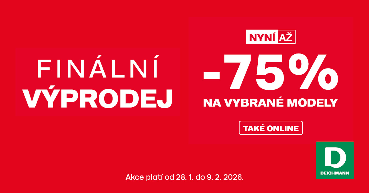 Finální výprodej u DEICHMANNa