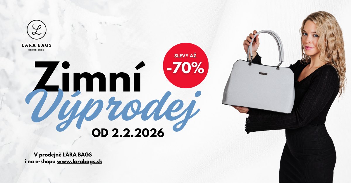 Zimní výprodej v LARA BAGS