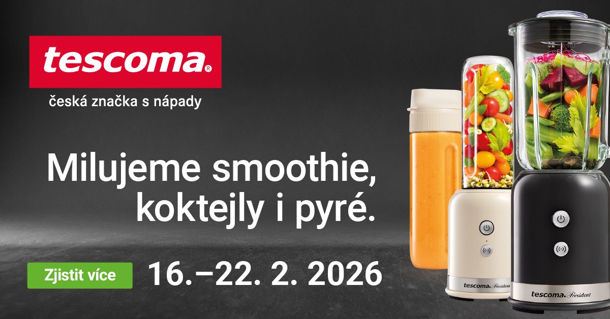 Milujeme smoothie, koktejly i pyré