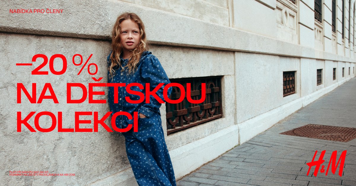 -20 % na dětskou kolekci
