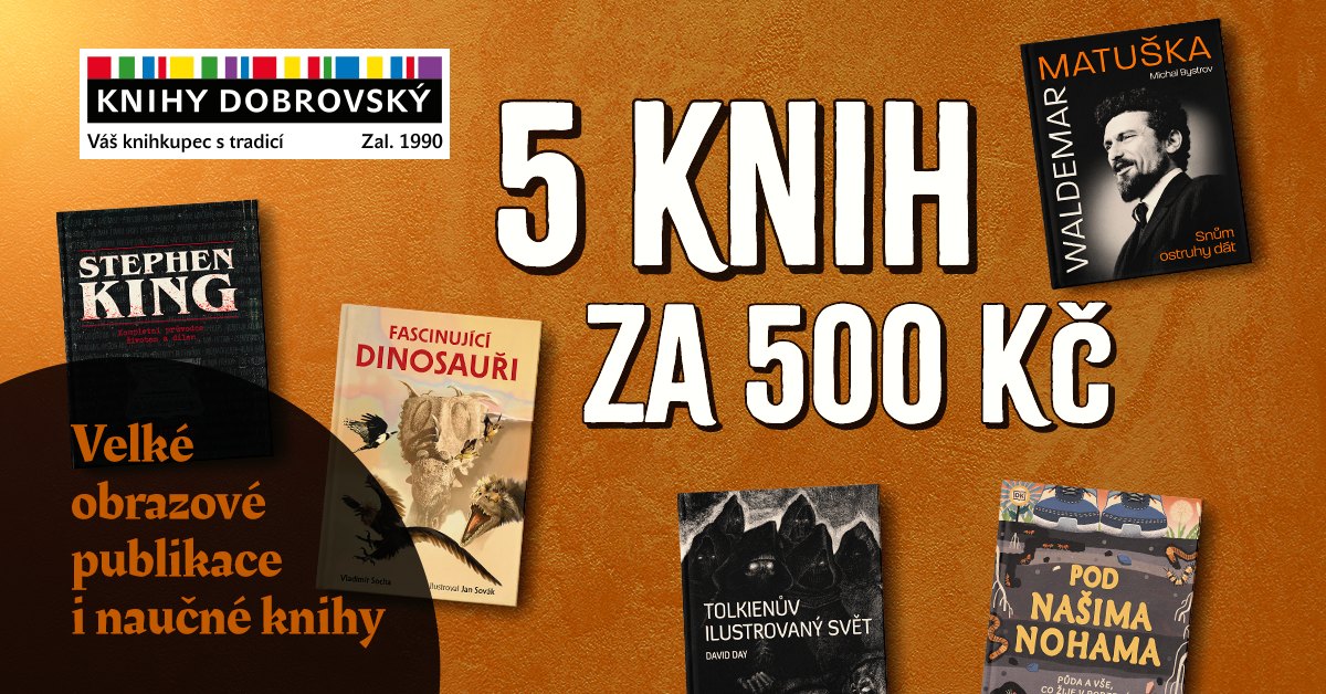 5 knih za 500 Kč