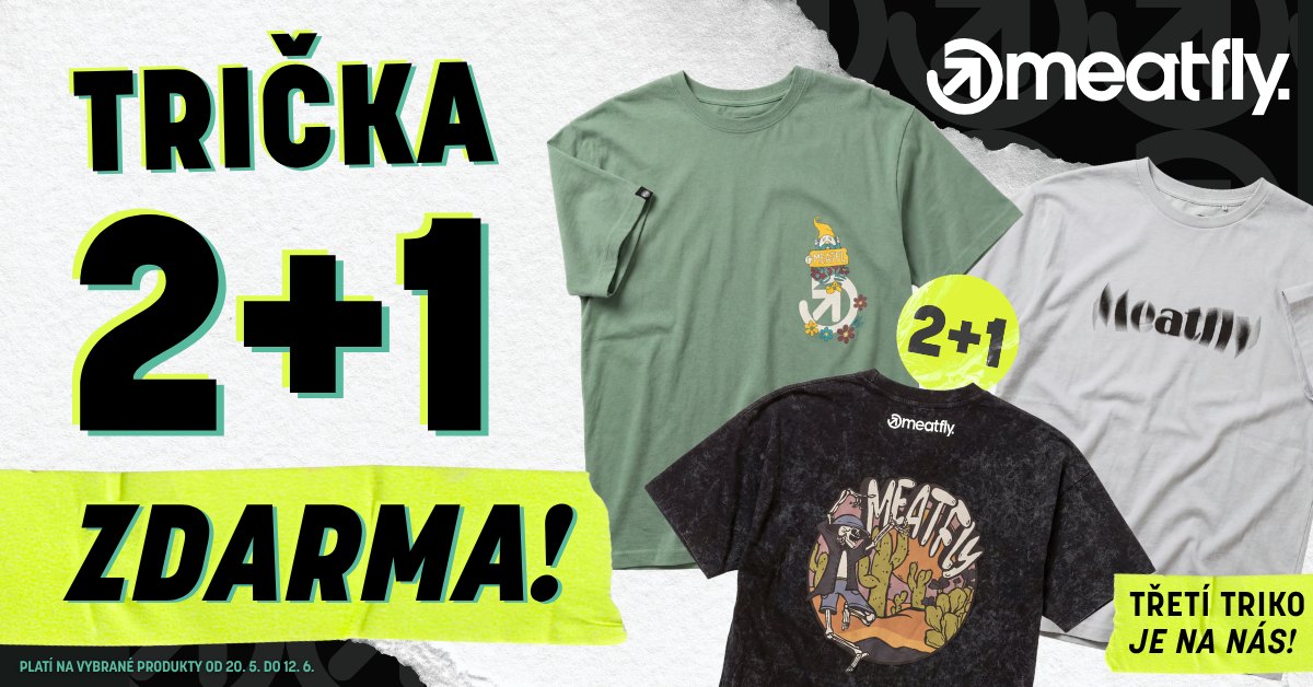 Trička 2+1 zdarma