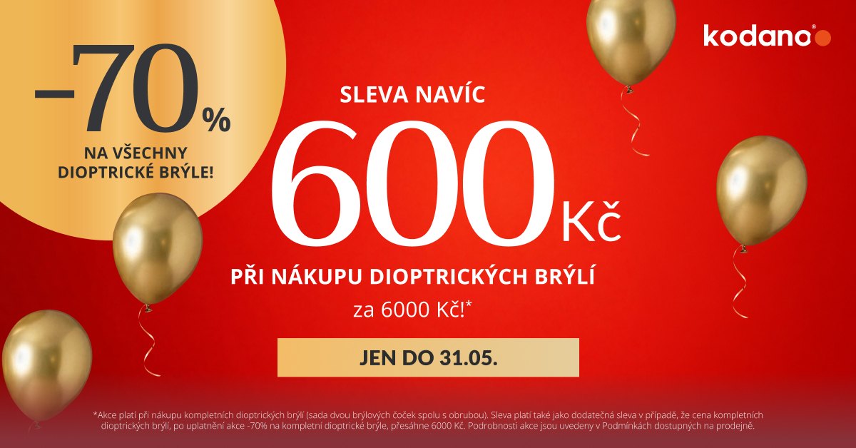 Sleva -70 % + 600 Kč navíc