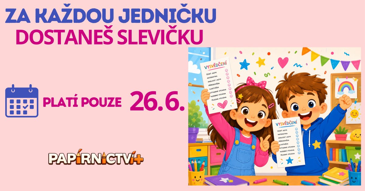 Za každou jedničku dostaneš slevičku