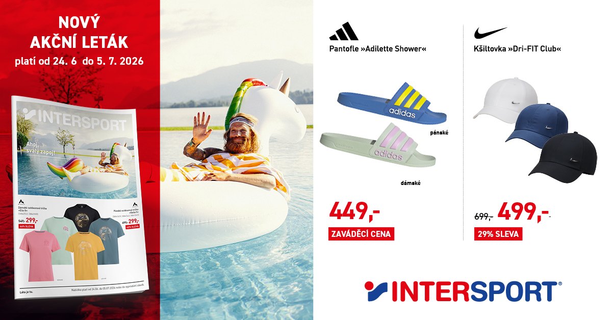 Nový akční leták INTERSPORT