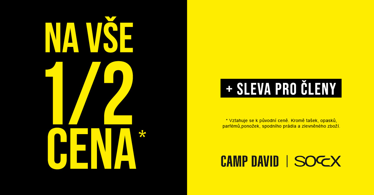 Na vše ½ cena