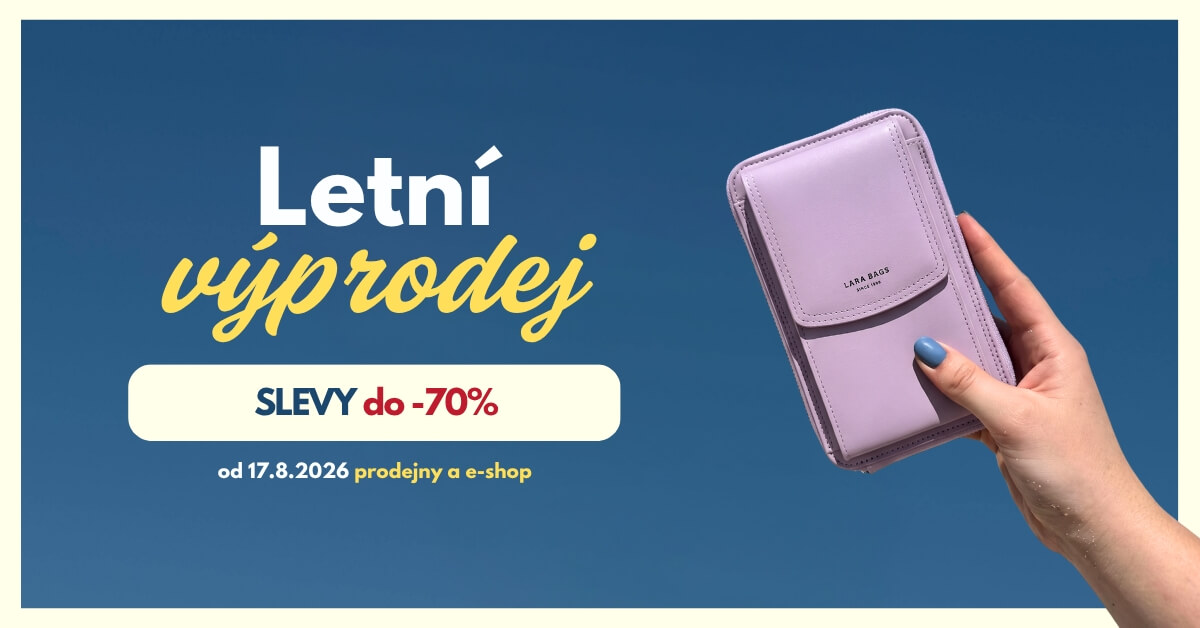 Letní výprodej v LARA BAGS