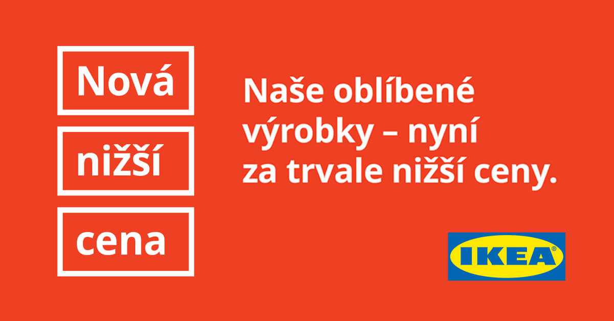 Nová nižší cena