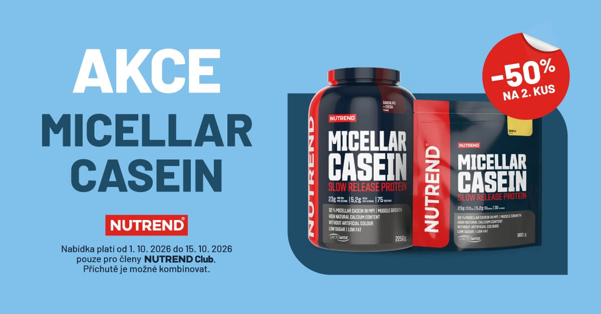 Micellar Casein -50 % na 2. kus