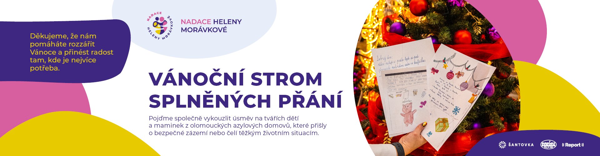 Vánoční strom splněných přání