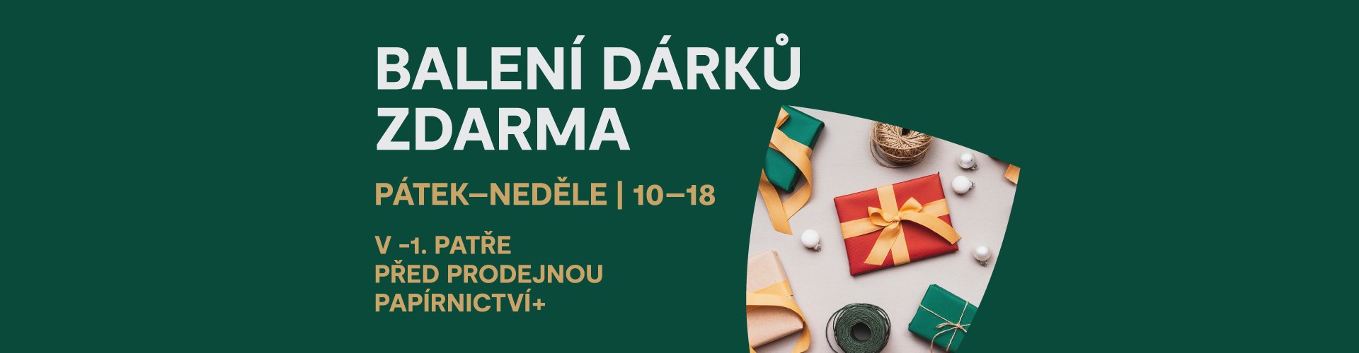 Balení dárků zdarma