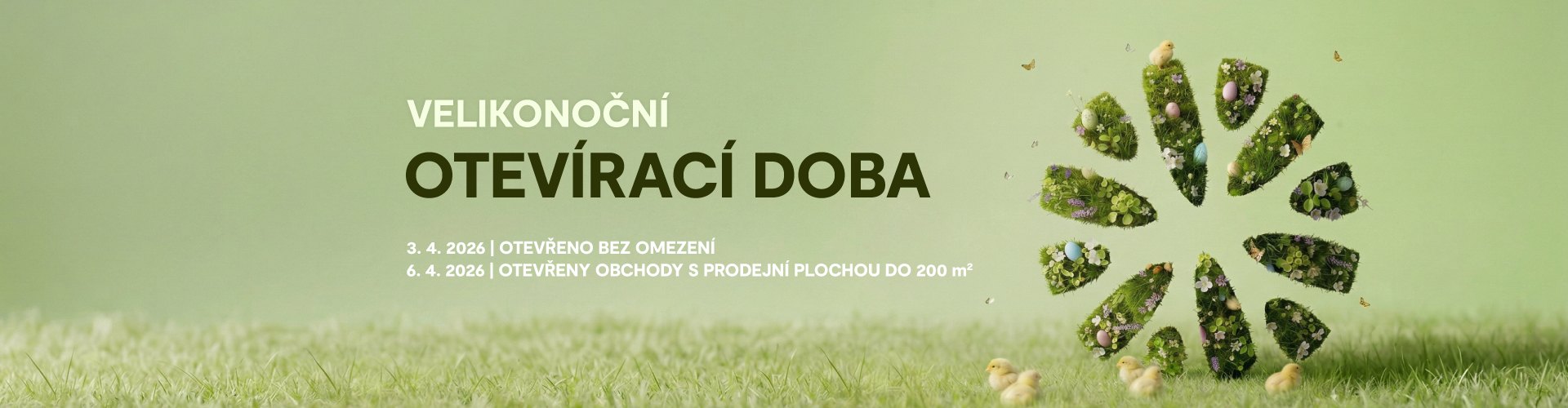 Velikonoční otevírací doba