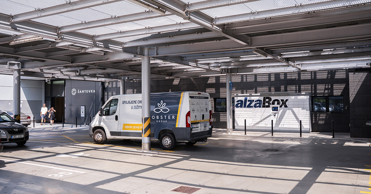 AlzaBox v Galerii Šantovka
