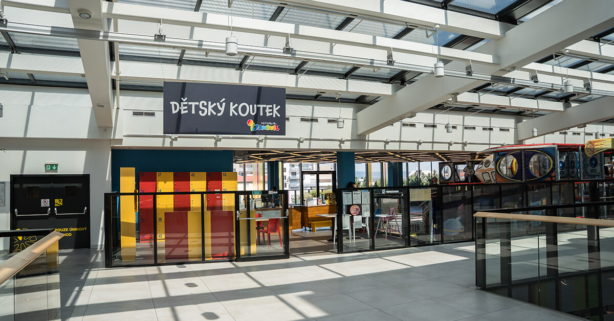 Dětský koutek v&nbsp;Galerii Šantovka