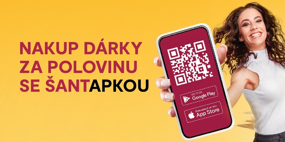 Nakup dárky za polovinu se Šantapkou
