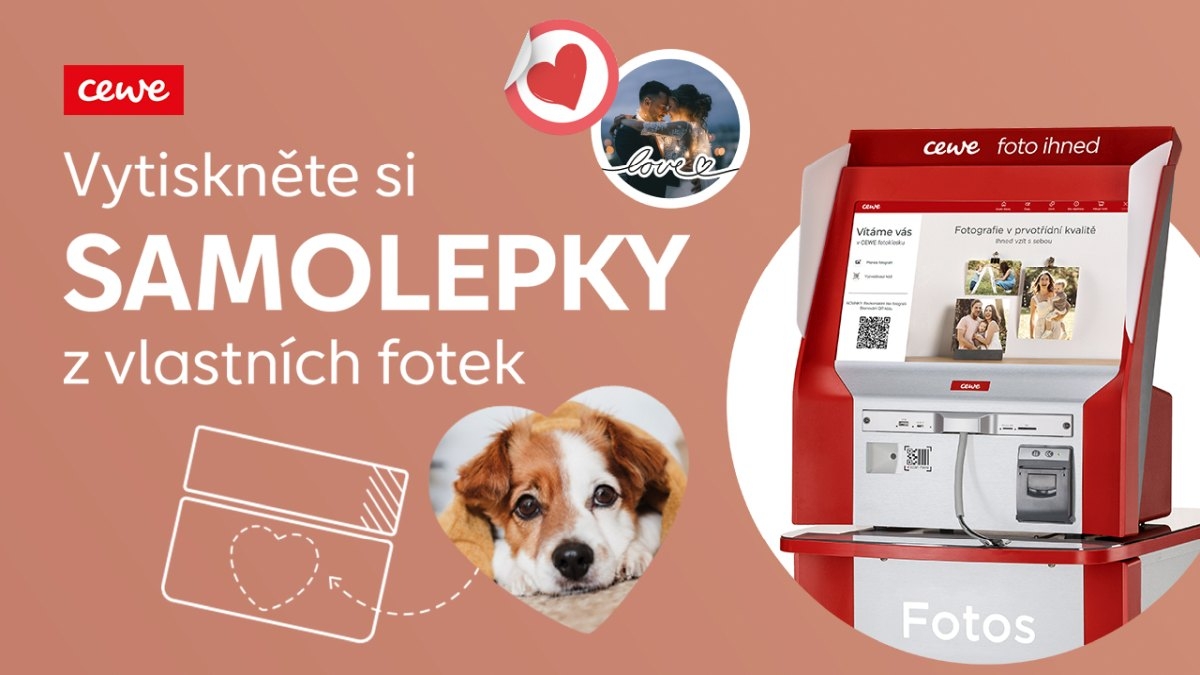 Samolepky z vlastních fotek