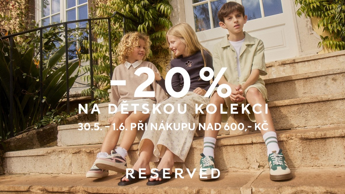 -20 % na dětskou kolekci