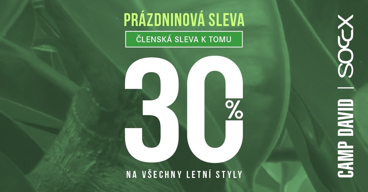 Prázdninová sleva