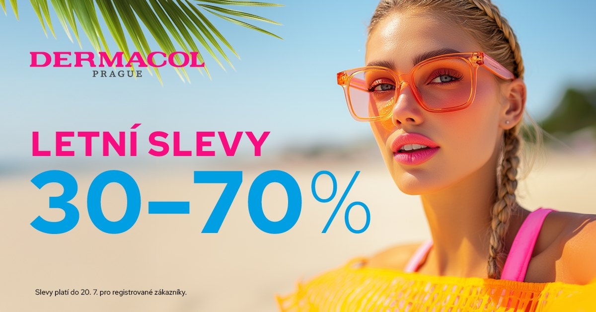 Letní slevy 30 – 70%