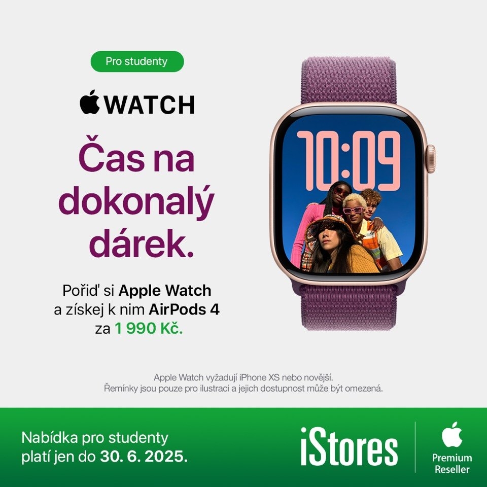 Apple Watch + AirPods za 1990 Kč