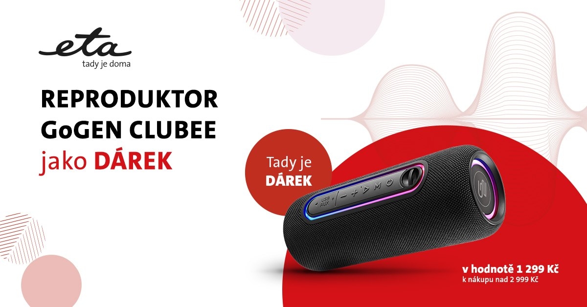 Reproduktor GoGEN jako dárek