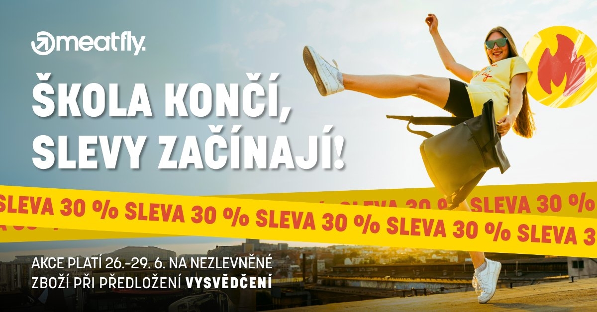 Škola končí, slevy začínají