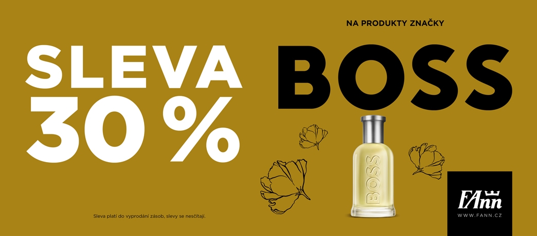 30% sleva na značku Boss