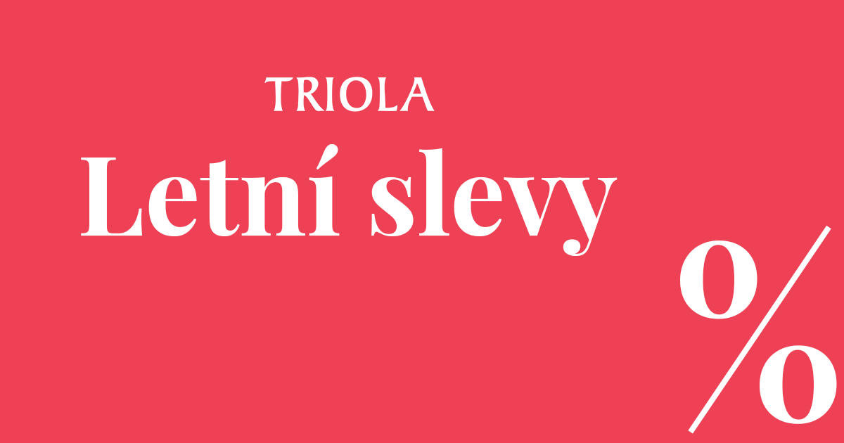 Letní slevy v Triole