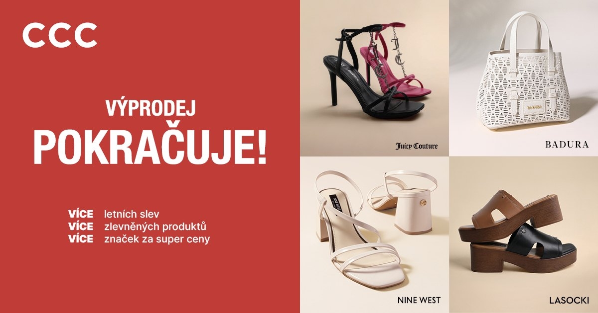Výprodej v CCC pokračuje