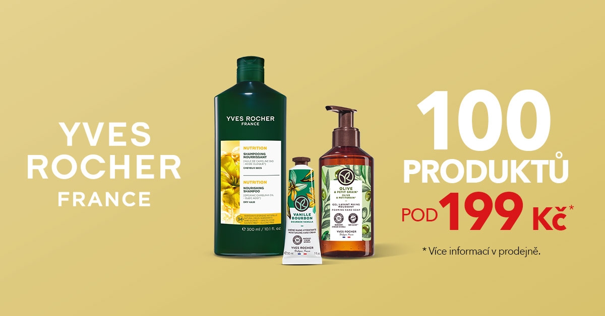 100 produktů pod 199 Kč