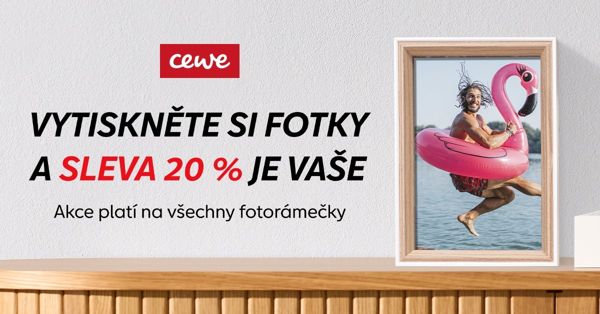 Fotorámečky – sleva 20 %