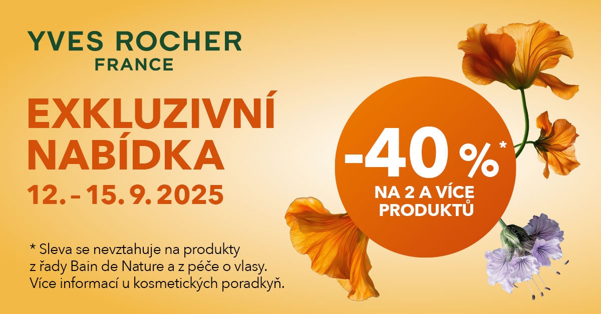 Exkluzivní nabídka Yves Rocher