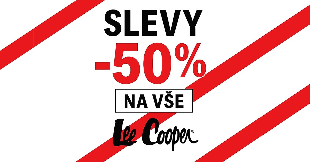Lee Cooper - slevy -50 % na vše