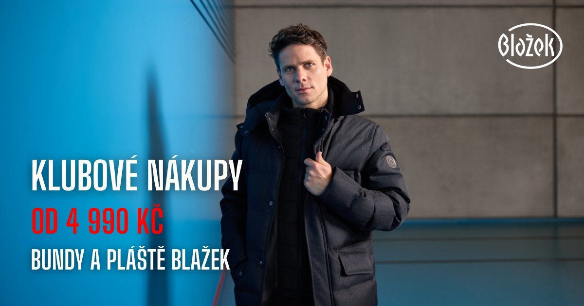 Klubové nákupy - bundy a pláště