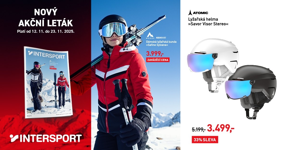 Nový akční leták INTERSPORT