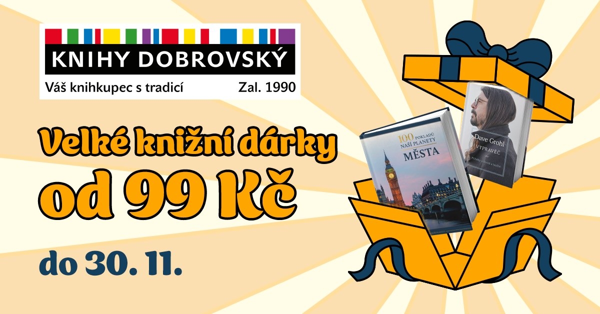 Velké knižní dárky od 99 Kč
