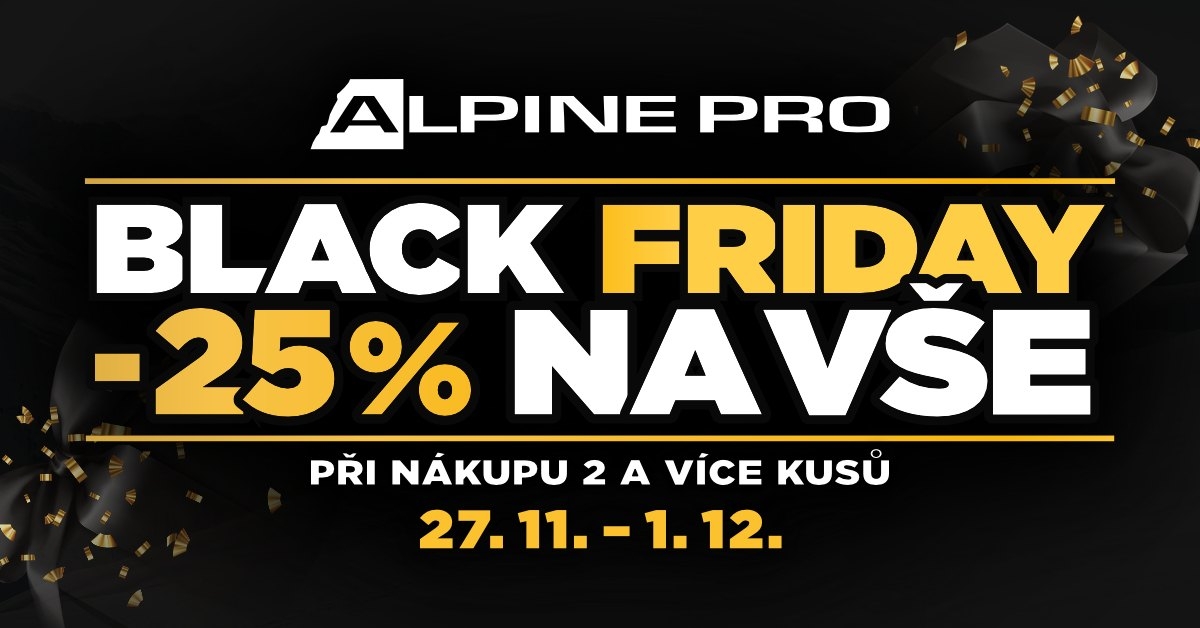 Black Friday v ALPINE PRO