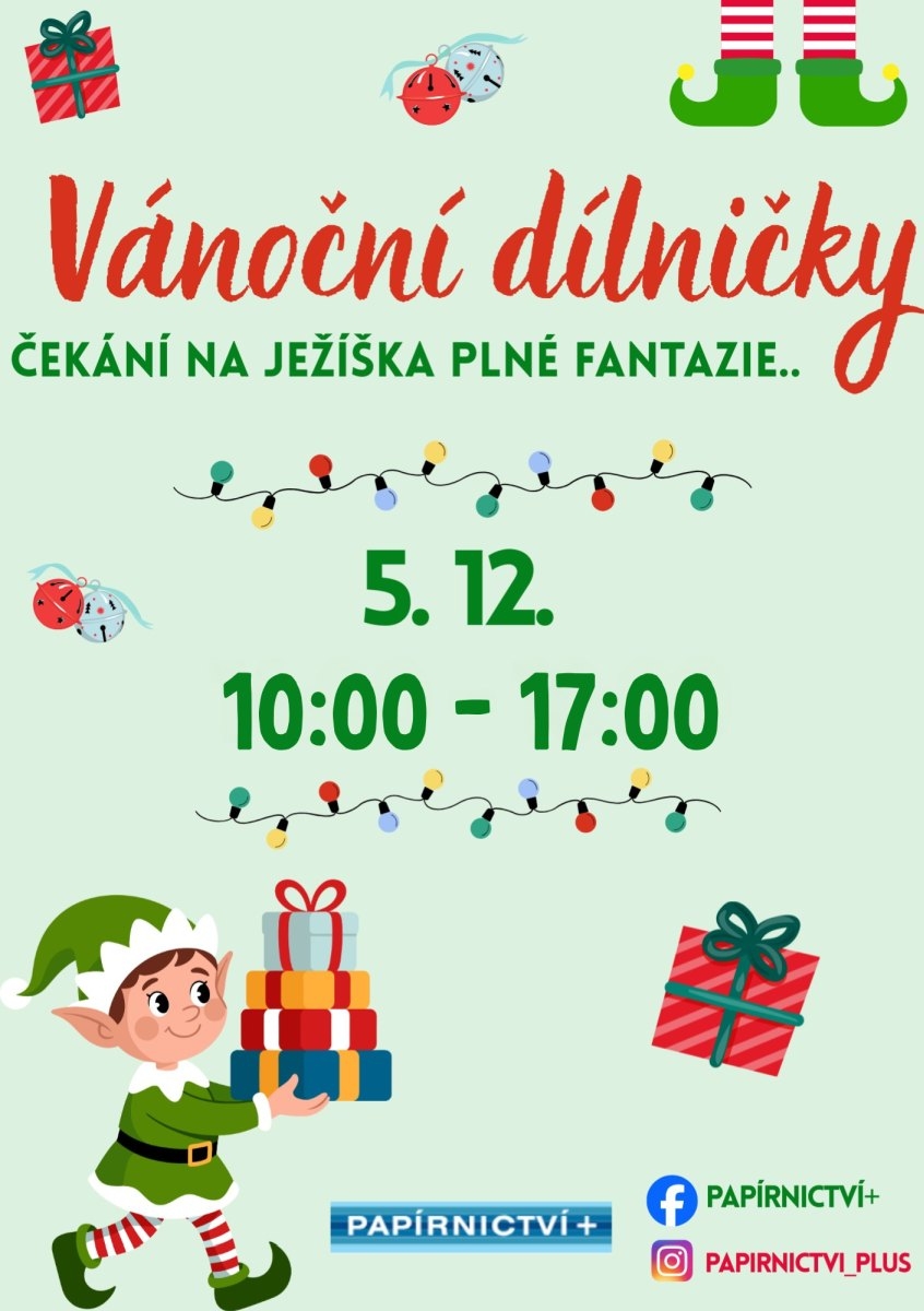 Vánoční dílničky v Papírnictví+