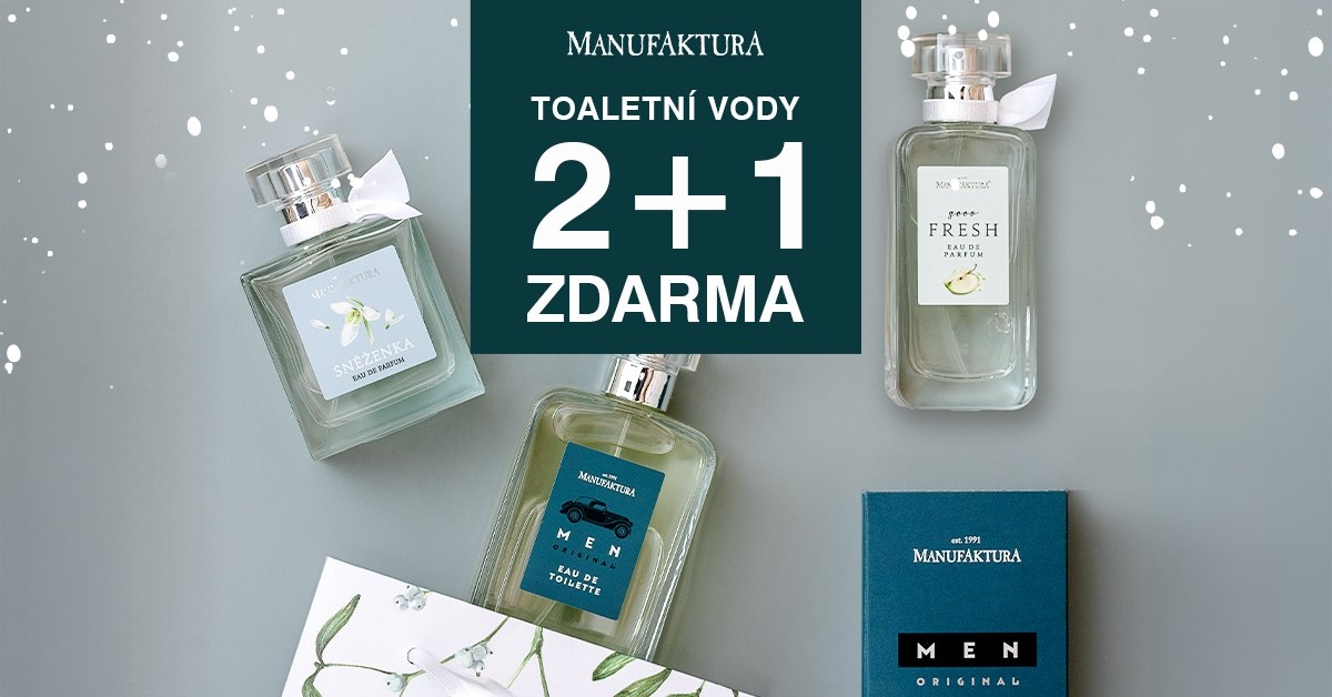 2+1 zdarma na vůně