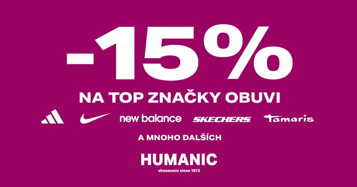 -15 % na top značky obuvi