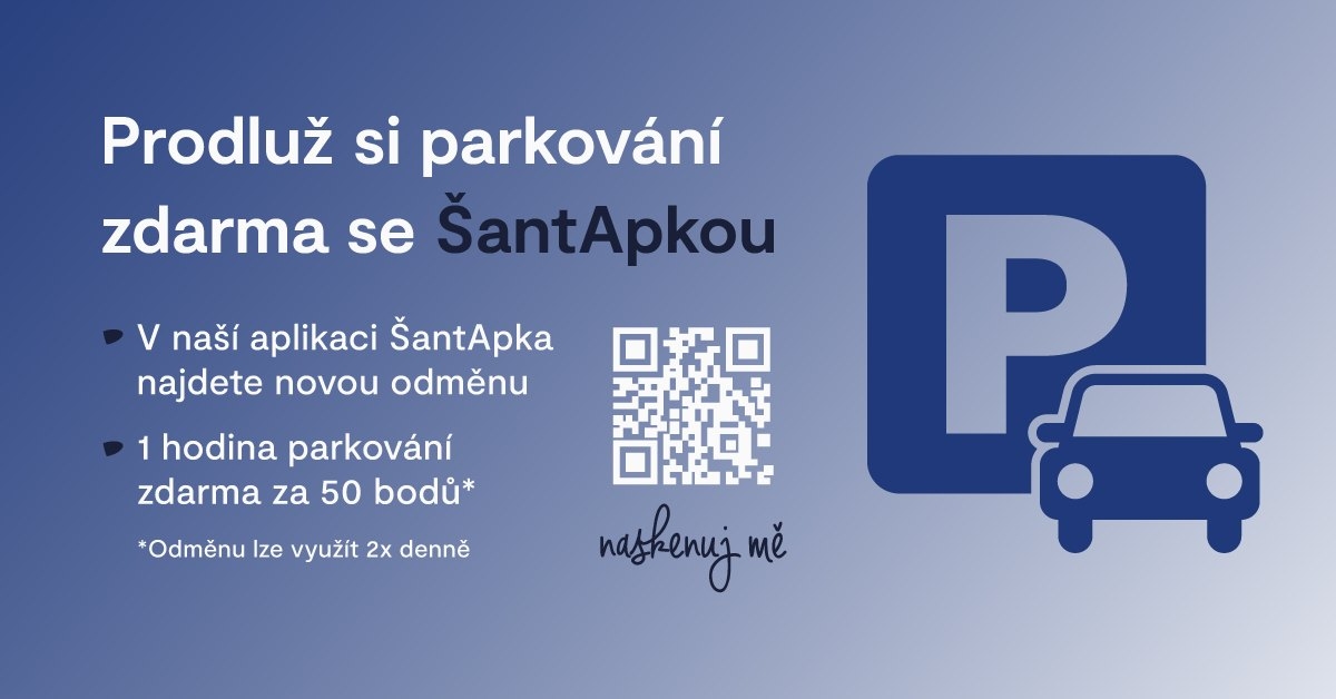 Prodlužte si parkování se ŠantAPKOU