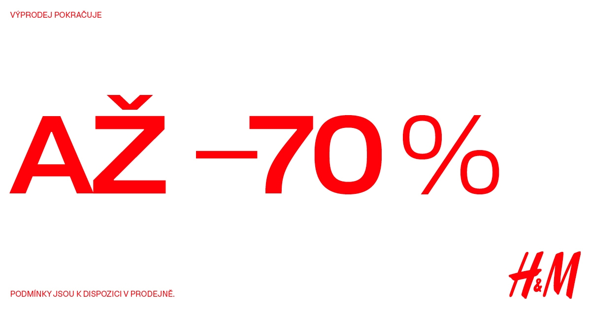 Zimní výprodej v H&M