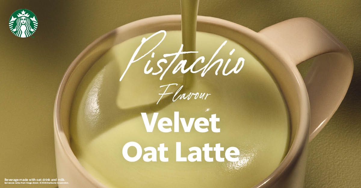 Pistachio Flavour Oat Velvet Latte