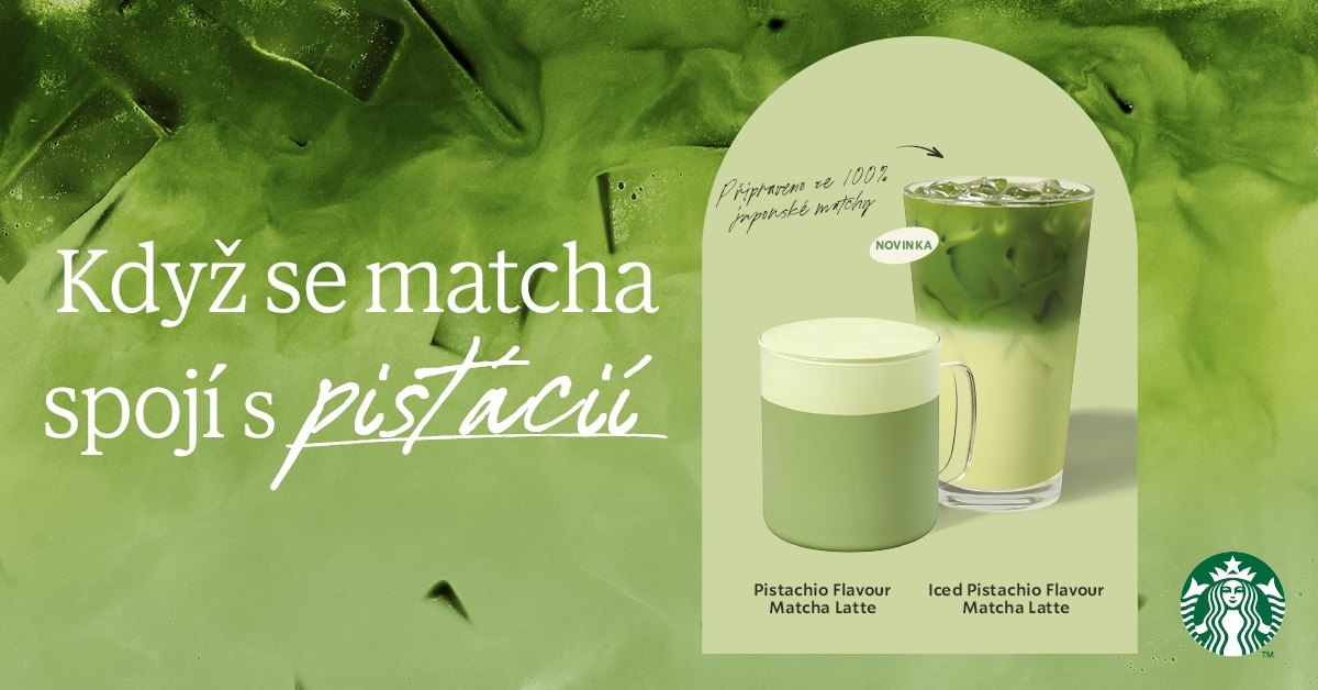 Když se matcha spojí s pistácií