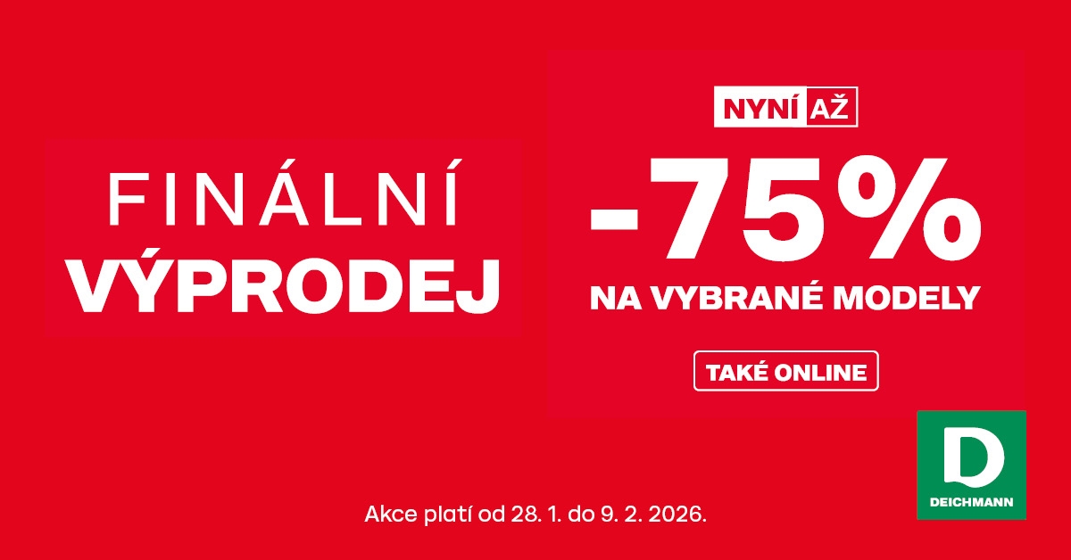 Finální výprodej u DEICHMANNa