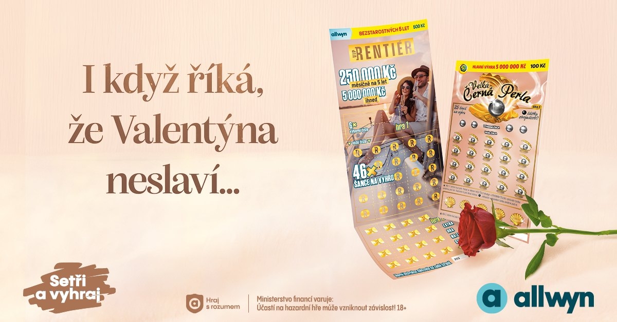 I když říká, že Valentýna neslaví…