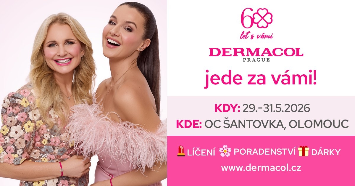 Dermacol jede za vámi